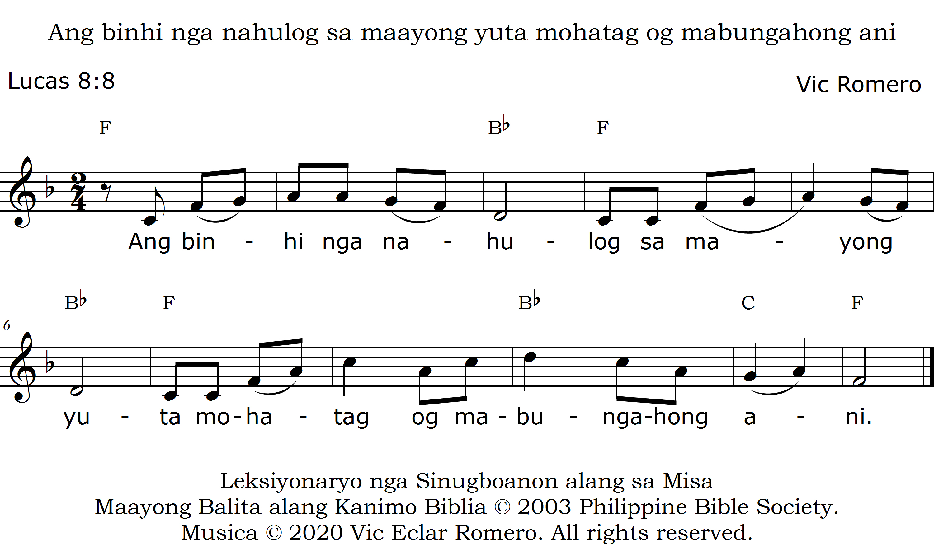 Ang binhi nga nahulog sa maayong yuta mohatag og mabungahong ani